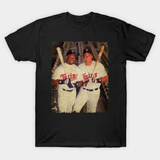Kirby Puckett and Kent Hrbek in Minnesota Twins T-Shirt